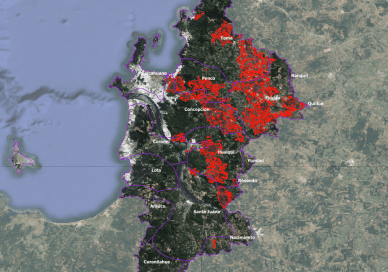 Innowide – Cartographie des zones brûlées au Chili